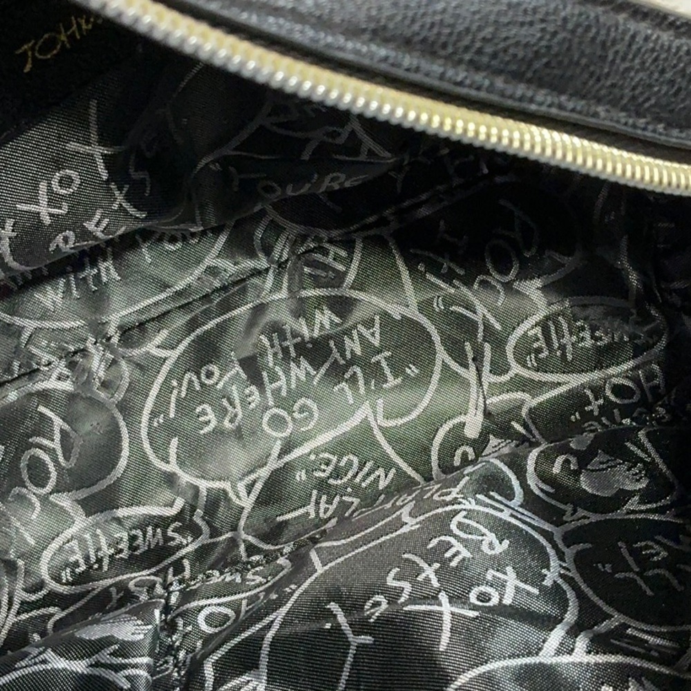 Betsey Johnson Classic Heart Quilted Sachel Handbag - Picture 14 of 15